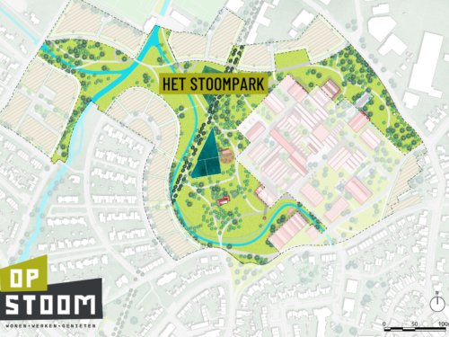 Schets het Stoompark TSB Goor